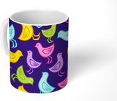 Mok - Koffiemok - Design - Jungle - Vogel - Mokken - 350 ML - Beker - Koffiemokken - Theemok