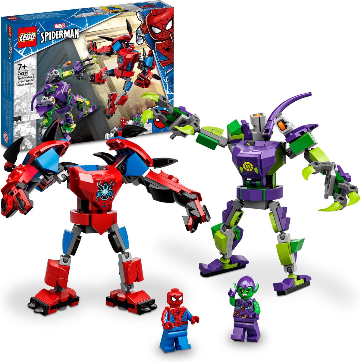 Lego Marvel 76219 Spiderman & Green Goblin mechagevecht — afbeelding 11