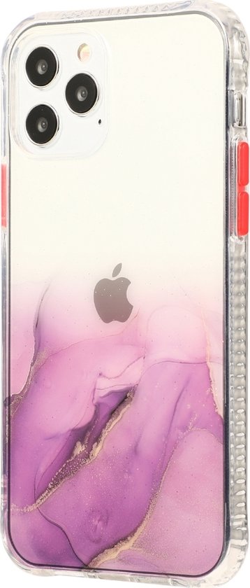 Mobigear Hardcase Marble Violet Apple iPhone 12 Pro Max