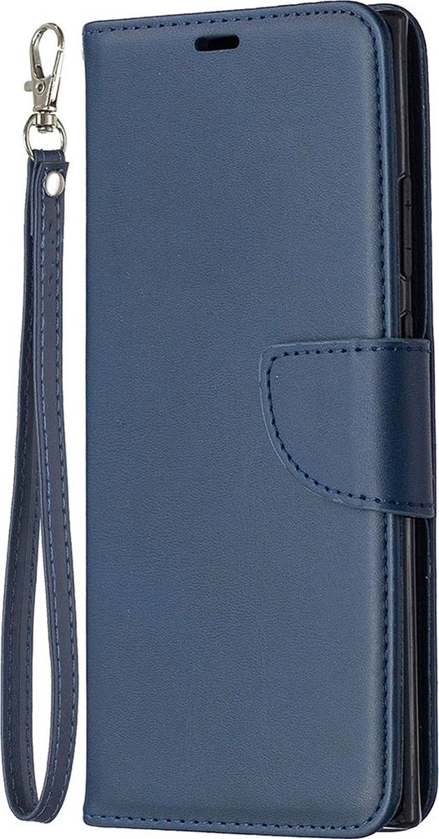 Mobigear Telefoonhoesje geschikt voor Samsung Galaxy Note 20 Ultra Hoesje | Mobigear Excellent Bookcase Portemonnee | Pasjeshouder voor 3 Pasjes | Telefoonhoesje voor Pinpas / OV Kaart / Rijbewijs - Blauw