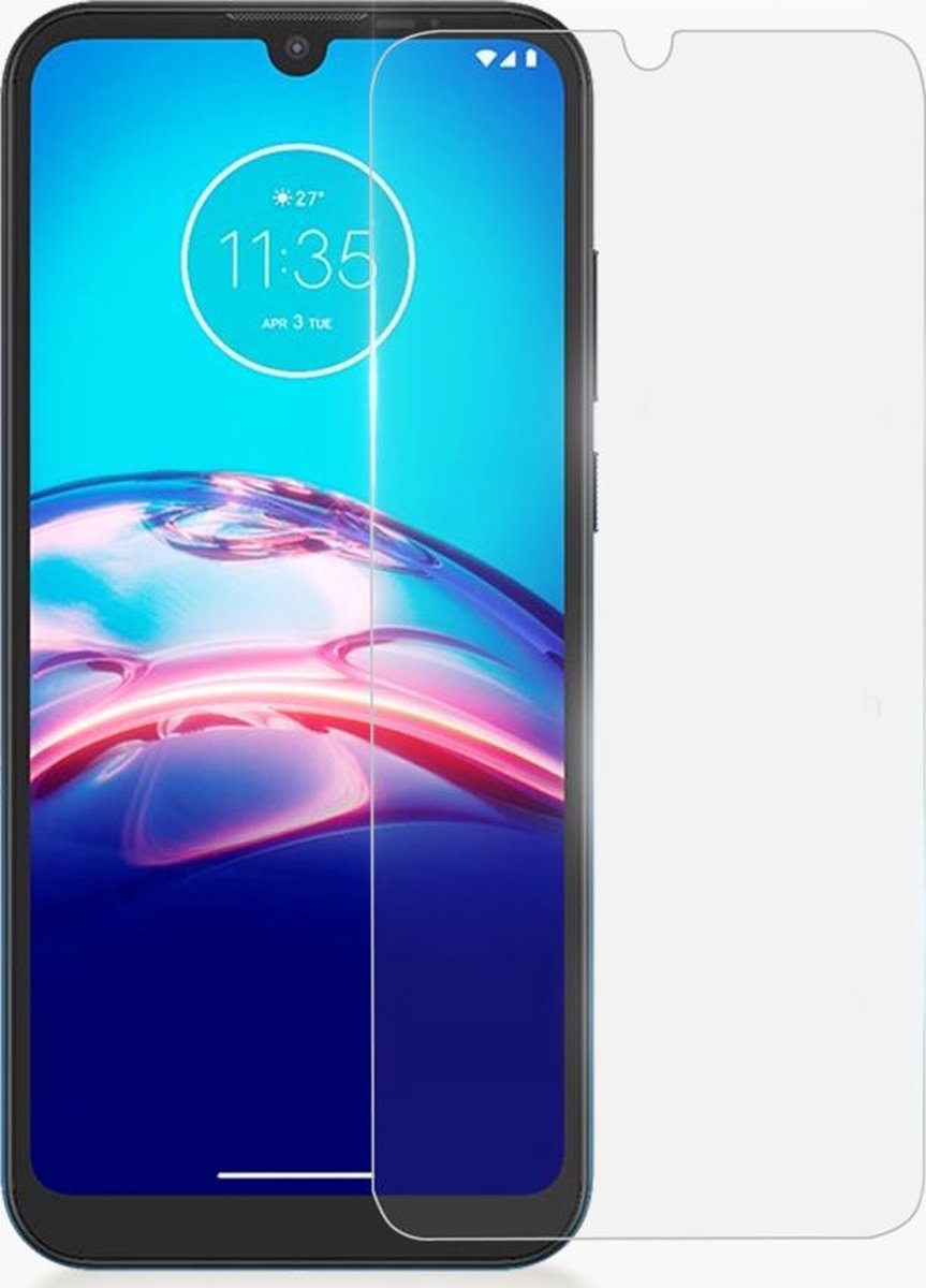 Mobigear Screenprotector geschikt voor Motorola Moto E6s (2020) Glazen | Mobigear Screenprotector - Case Friendly