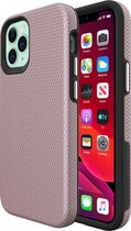 Mobigear Hoesje geschikt voor Apple iPhone 12 Mini Telefoonhoesje Hardcase | Mobigear Antislip Backcover Shockproof | Schokbestendig iPhone 12 Mini Telefoonhoesje | Anti Shock Proof - Roségoud