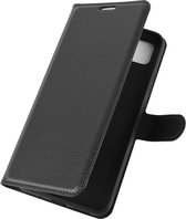 Mobigear Telefoonhoesje geschikt voor Xiaomi Redmi 9C Hoesje | Mobigear Classic Bookcase Portemonnee | Pasjeshouder voor 3 Pasjes | Telefoonhoesje voor Pinpas / OV Kaart / Rijbewijs - Zwart