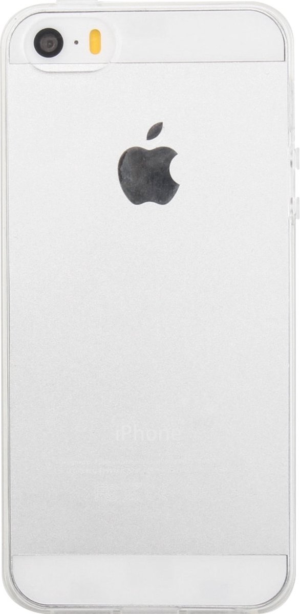 Mobigear Doorzichtig Hoesje geschikt voor Apple iPhone SE (2016) Telefoonhoesje Flexibel TPU | Mobigear Basics Backcover | Doorzichtig Telefoonhoesje iPhone SE (2016) | iPhone SE (2016) Case | Back Cover - Transparant
