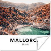 Poster Mallorca - Spanje - Natuur - 100x100 cm XXL