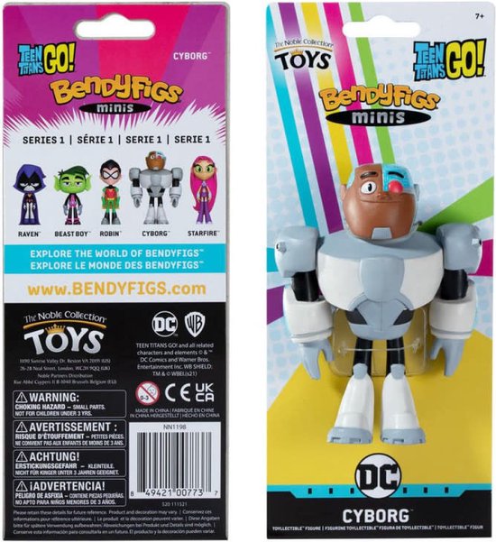 Foto: Cyborg mini bendyfigs teen titans go