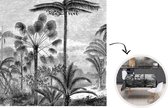 Tafelkleed - Tafellaken - 100x100 cm - Design - Bomen - Natuur - Planten - Botanisch - Binnen en Buiten