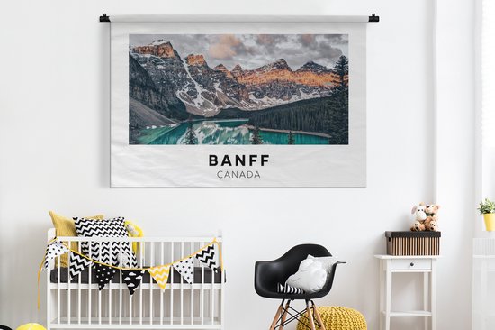 Tapisserie - Tapisserie - Canada - Montagnes - Water - 180x120 cm - Tapisserie