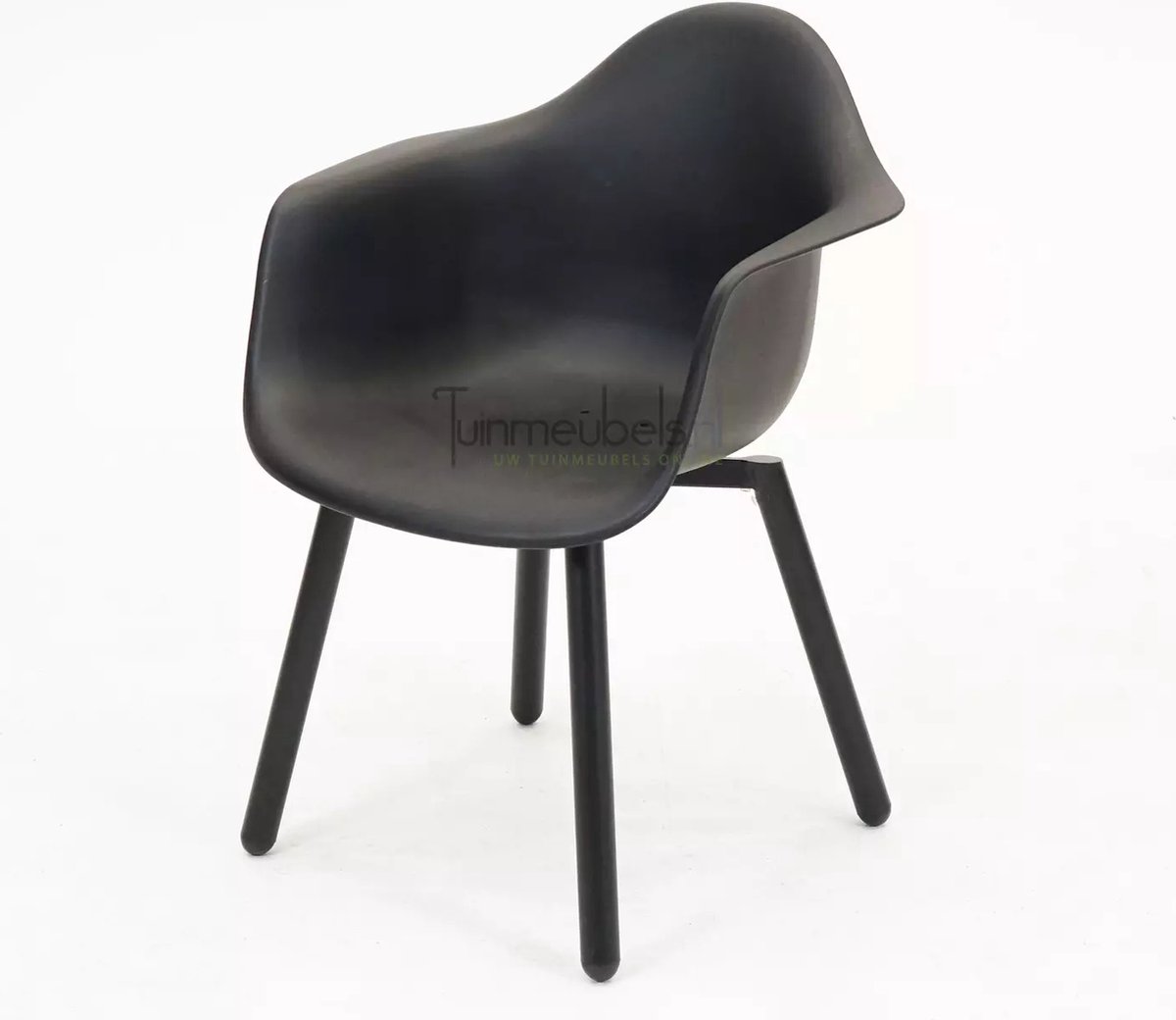 Lesli Living Chaise de jardin Montreux noir/noir