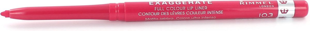 Rimmel London Exaggerate full volume colour - 103 Pink a Punch - Lippotlood