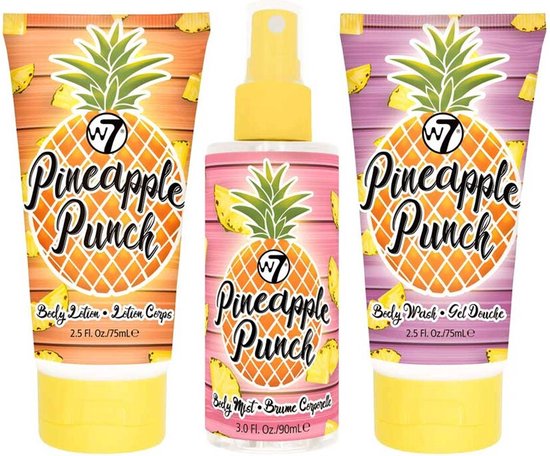 W7 Gift Set Pineapple punch Set Voyage Trio | bol.com