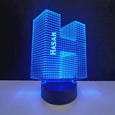 3D LED Lamp - Letter Met Naam - Hasan