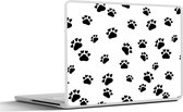 Sticker pour ordinateur portable - 13,3 pouces - Motifs - Chat - Pieds