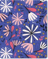 Muismat Groot - Patronen - Abstract - Bloemen - 30x40 cm - Mousepad - Muismat