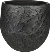 Steege Plantenpot - antiek zwart - stijlvolle design look - D22 x H20 cm - bloempot