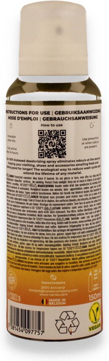 Goedkoopste Nanex Mist Fresh Ecologische Schoen Deo - 150ml