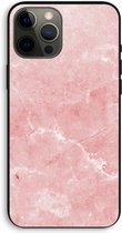 Case Company® - iPhone 12 Pro Max hoesje - Roze marmer - Biologisch Afbreekbaar Telefoonhoesje - Bescherming alle Kanten en Schermrand