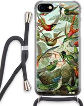 Case Company® - iPhone SE 2020 hoesje met Koord - Haeckel Trochilidae - Telefoonhoesje met Zwart Koord - Extra Bescherming aan alle Kanten en Over de Schermrand