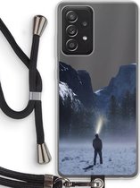 Case Company® - Samsung Galaxy A52 hoesje met Koord - Wanderlust - Telefoonhoesje met Zwart Koord - Bescherming aan alle Kanten en Over de Schermrand