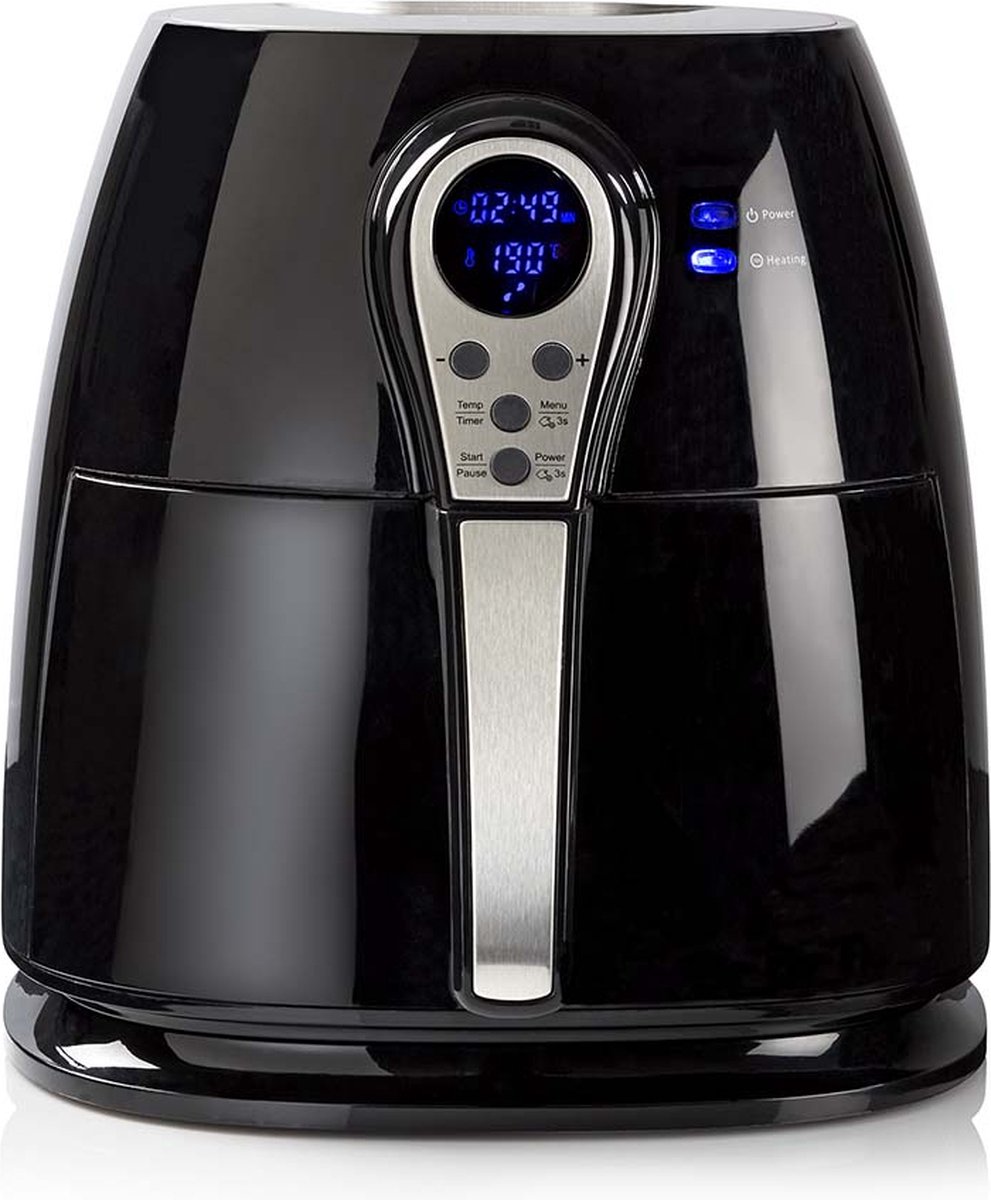 Nedis Heteluchtfriteuse | 3 l | Tijdschakelaar: 60 min | Digitaal | Zwart