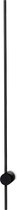 Ideal Lux Essence - Wandlamp Modern - Zwart - H:7cm  - Universeel - Voor Binnen - Metaal - Wandlampen - Slaapkamer - Woonkamer