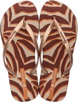 Ipanema Animale Slippers Dames - Beige/Gold/Brown - Maat 43