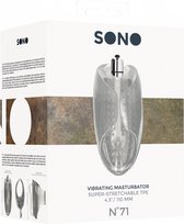 No. 71 - Vibrating Masturbator - Translucent - Masturbators & Strokers translucent