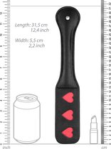 Ouch! Paddle - HEARTS - Black - Paddles black