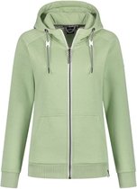 Kjelvik Eliza groen fleece vest 40