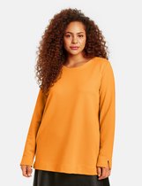 SAMOON Dames Longsleeve van gestructureerde jersey