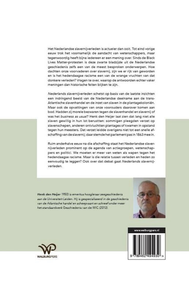 Nederlands slavernijverleden - back cover