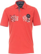 Poloshirt Heren Korte Mouw Casual Rood Casa Moda 923805000 - M