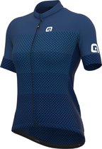 Ale Dames Fietsshirt Korte Mouwen Solid Level - Blauw - M - Valt klein