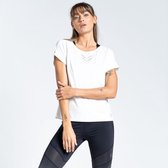 Het Dare2B Crystallize T-shirt met korte mouwen - dames - versierd - Q-Wic Plus - Wit