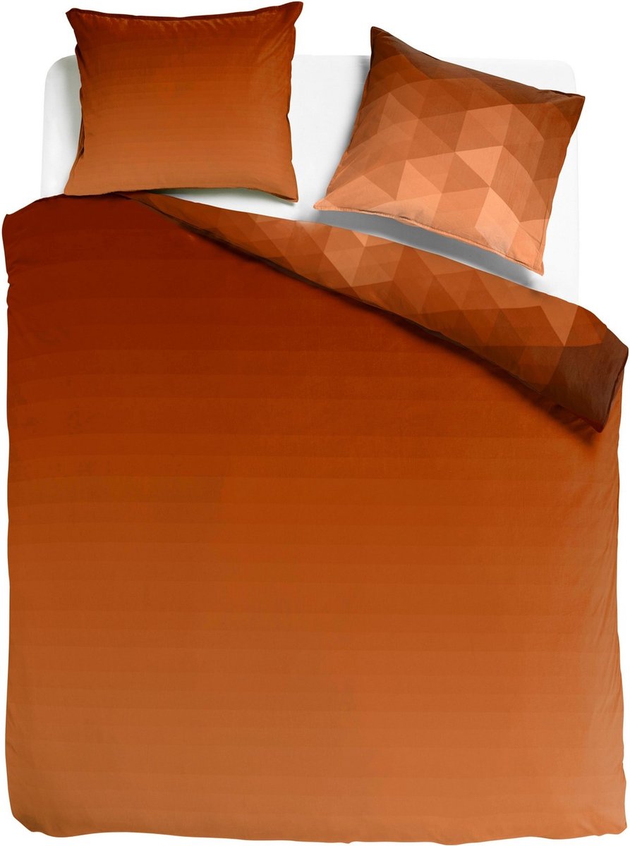 Dekbedovertrek Venice Silverline Manhattan rust 2 persoons dekbedovertrek 200 x 200/220 cm + 2 slopen
