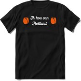 Nederland - Oranje - T-Shirt Heren / Dames  - Nederland / Holland / Koningsdag Souvenirs Cadeau Shirt - grappige Spreuken, Zinnen en Teksten. Maat XL