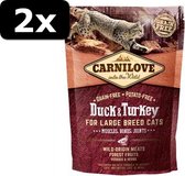 2x CARNILOVE DUCK/TURKEY L/B 6KG