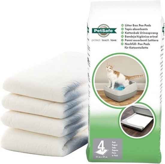 2x LITTER BOX PEE PADS 4ST