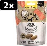 2x GIMDOG TRAIN&TREAT ZALM 125GR