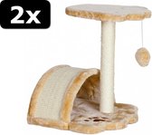 2x KRABPAAL VITORIA BEIGE 36X36X43CM