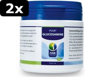 2x PUUR GLUCOSAMINE HOND/KAT 100GR