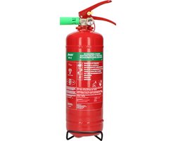 Alecto BS-2 Brandblusser - Schuimblusser 2 liter - Brandklasse AB - Inclusief Ophangbeugel