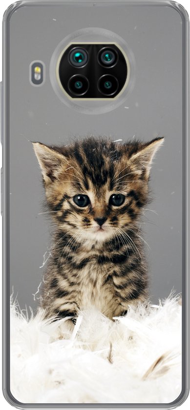 Coque Xiaomi Mi 10T Lite 5G - Chat - Chaton - Ressorts - Coque de téléphone en Siliconen