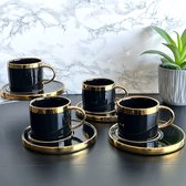 Koffie kopjes 6 persoons, 12-delige