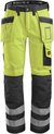 Snickers 3233 High-Vis Broek met Holsterzakken, Klasse 2 - Geel, High Visbility/Gemeleerd Grijs - 112