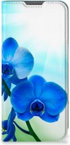 Stand Case met foto Nokia G11 | G21 Telefoonhoesje Orchidee Blauw