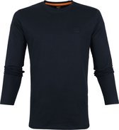 Hugo Boss - T-shirt Longsleeve Donkerblauw - 4XL - Slim-fit