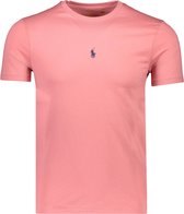 Polo Ralph Lauren  T-shirt Roze Roze Aansluitend - Maat L - Heren - Lente/Zomer Collectie - Katoen