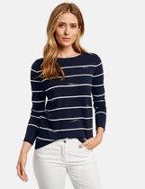 GERRY WEBER Dames Trui met applicatie van siersteentjes