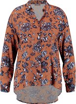 SAMOON Dames Overhemdblouse met bloemenprint